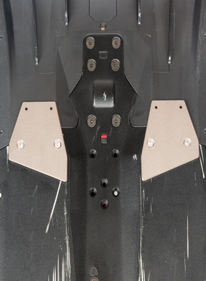 MOSHNOLY Titanium TC4 Skid Plate Chassis Guard Protector for Arrma 6S 1/7 Limitless F1 V2,2mm Thick Armor Undershield Protection,Titanium Skid Plate Tuned Bottom Cover Upgrade Part for RC Car- F1 V2 - Image 1